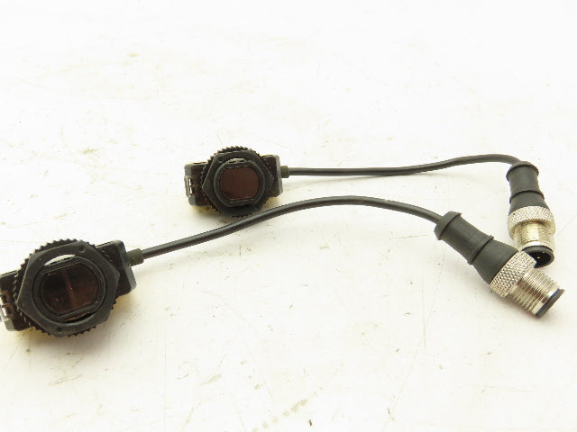 Banner QS18VP6LPQ5 Photoelectric Sensor 10-30VDC 100MA 3.5M Range LED Lot Of 2