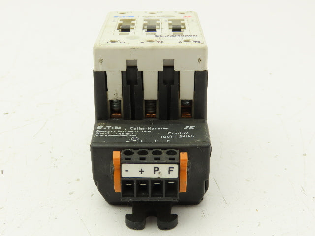 Eaton E04NB18X3N Contactor 3P Contact Block w/Coil Controller 24VDC E02NBXCXNN