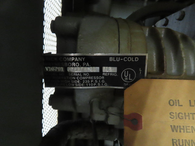 Hanen 3SDT1P1C Frick Industrial Refrigeration Compressor R409A Coolant 480V