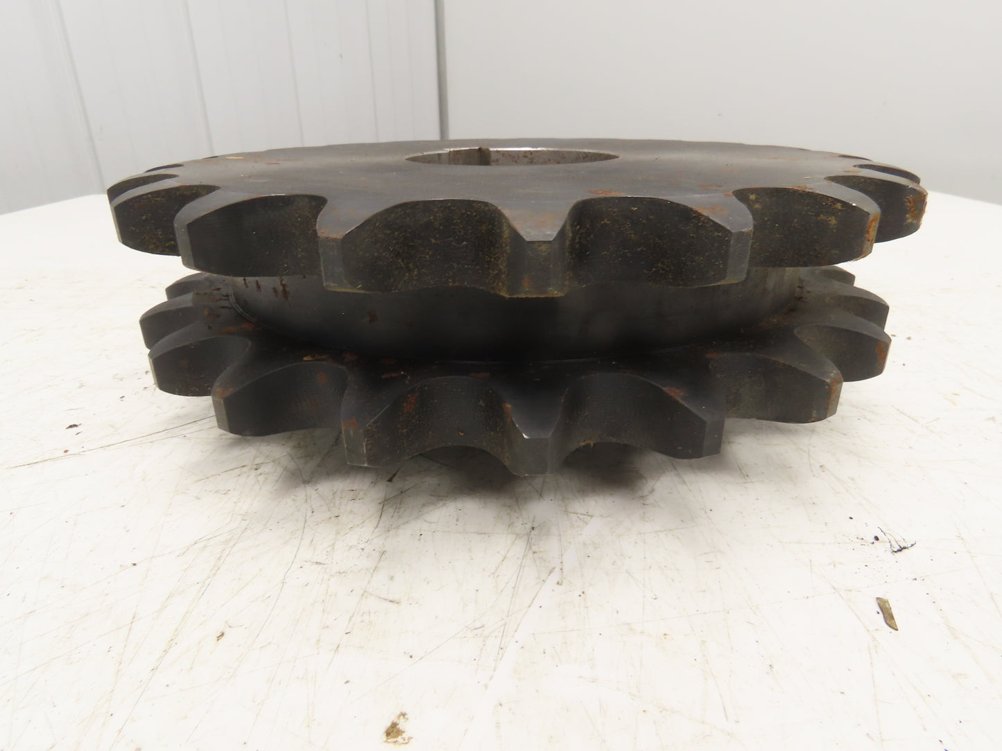 Tsubaki D140B21F #140-2 Double Roller Chain Sprocket 21T 1.75" Pitch 3.75" Bore