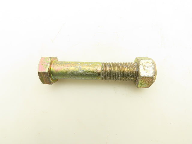 Yellow Hex Head Cap Screw 7/8-14 x 4" Grd 8 Pipe Flange Bolts & Nuts  Lot of 14