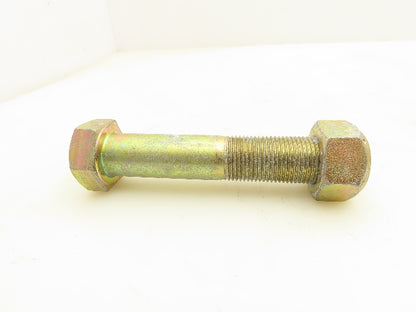 Yellow Hex Head Cap Screw 7/8-14 x 4" Grd 8 Pipe Flange Bolts & Nuts  Lot of 14