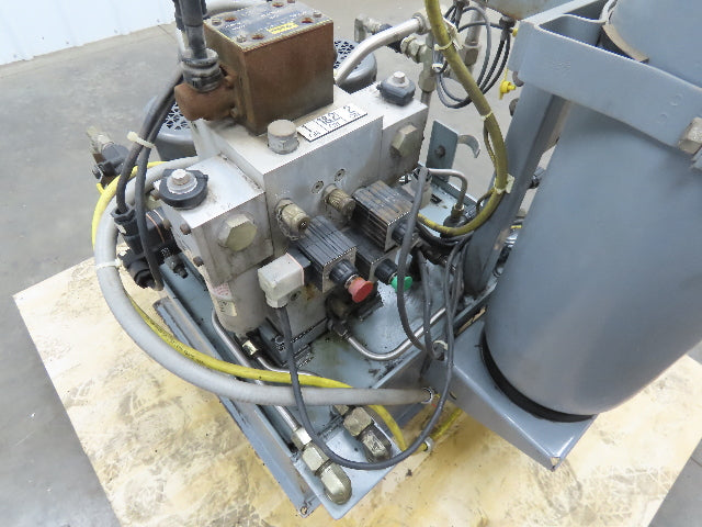 Marzocchi 1AD3AC Hydraulic Power Unit Dual Pump 5Gal Bladder 3/4Hp 230/460V 3Ph