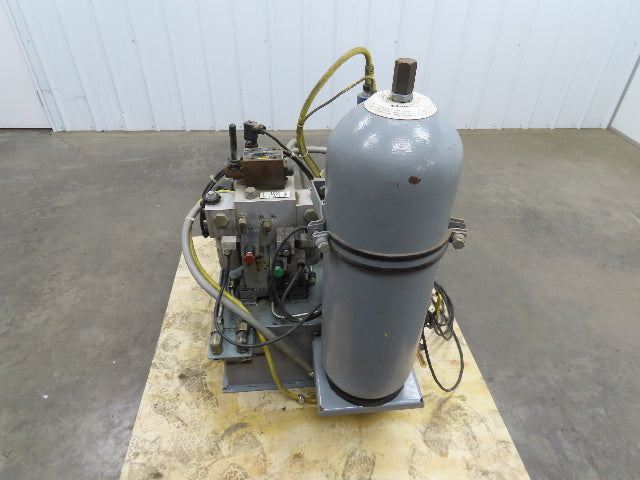 Marzocchi 1AD3AC Hydraulic Power Unit Dual Pump 5Gal Bladder 3/4Hp 230/460V 3Ph