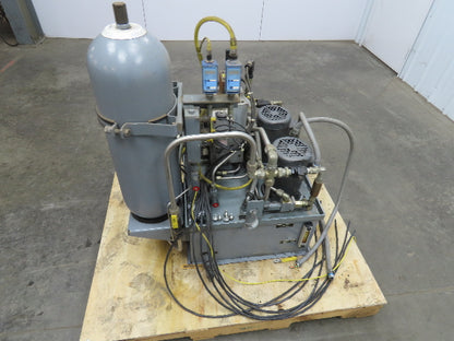 Marzocchi 1AD3AC Hydraulic Power Unit Dual Pump 5Gal Bladder 3/4Hp 230/460V 3Ph