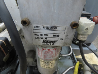 Marzocchi 1AD3AC Hydraulic Power Unit Dual Pump 5Gal Bladder 3/4Hp 230/460V 3Ph