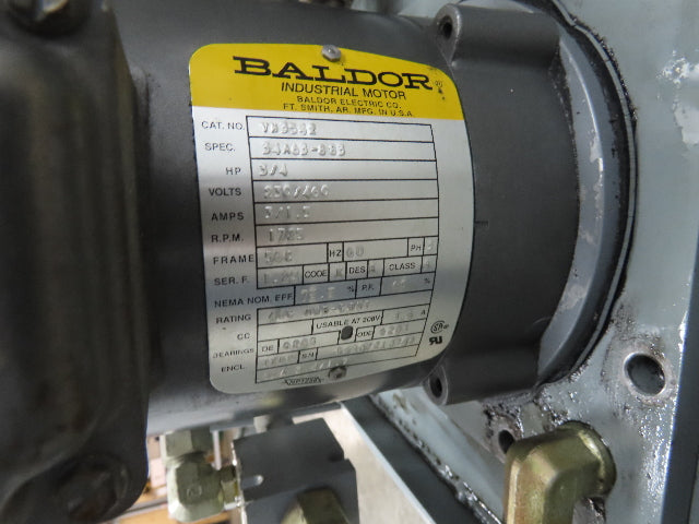 Marzocchi 1AD3AC Hydraulic Power Unit Dual Pump 5Gal Bladder 3/4Hp 230/460V 3Ph