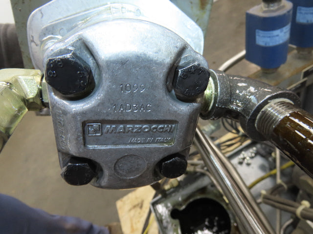 Marzocchi 1AD3AC Hydraulic Power Unit Dual Pump 5Gal Bladder 3/4Hp 230/460V 3Ph