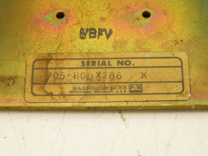 Allen Bradley 705-B0DX286 Reversing Motor Starter 4 Pole 120V Coil 10HP Nema 1