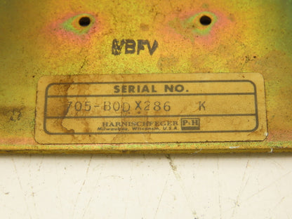 Allen Bradley 705-B0DX286 Reversing Motor Starter 4 Pole 120V Coil 10HP Nema 1