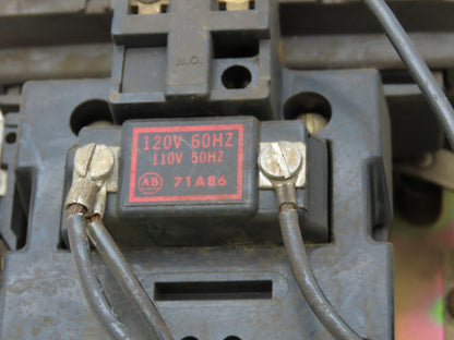 Allen Bradley 705-B0DX286 Reversing Motor Starter 4 Pole 120V Coil 10HP Nema 1