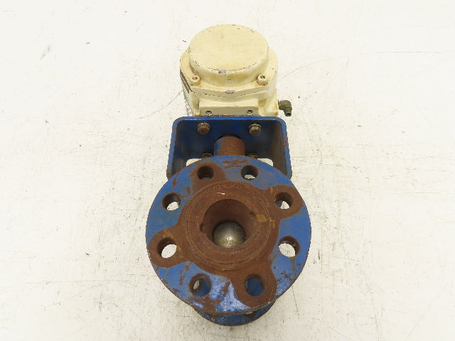 Kitz 2-300 Steel Ball Valve 2" Flanged EL-O-Matic Pneumatic Actuator SR