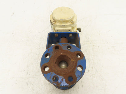 Kitz 2-300 Steel Ball Valve 2" Flanged EL-O-Matic Pneumatic Actuator SR