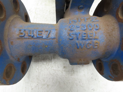 Kitz 2-300 Steel Ball Valve 2" Flanged EL-O-Matic Pneumatic Actuator SR
