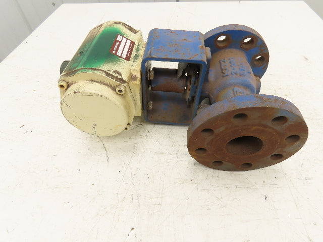 Kitz 2-300 Steel Ball Valve 2" Flanged EL-O-Matic Pneumatic Actuator SR