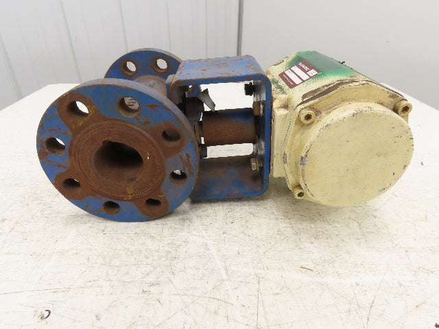 Kitz 2-300 Steel Ball Valve 2" Flanged EL-O-Matic Pneumatic Actuator SR