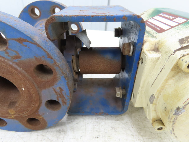 Kitz 2-300 Steel Ball Valve 2" Flanged EL-O-Matic Pneumatic Actuator SR