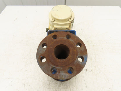 Kitz 2-300 Steel Ball Valve 2" Flanged EL-O-Matic Pneumatic Actuator SR