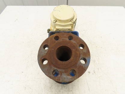 Kitz 2-300 Steel Ball Valve 2" Flanged EL-O-Matic Pneumatic Actuator SR