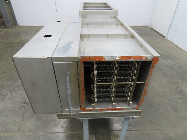 Indeeco Process Air Heater 57KW 480V 3Ph 600°F Open Coil Airpure Flanders Filter
