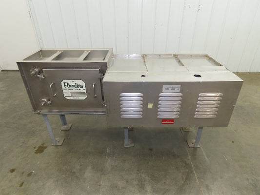Indeeco Process Air Heater 57KW 480V 3Ph 600°F Open Coil Airpure Flanders Filter