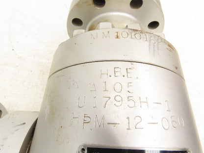 HBE International HPM-12-060 Recirculation Valve 3" Flanged Pump Flow Protection