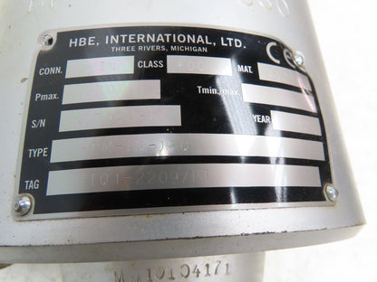 HBE International HPM-12-060 Recirculation Valve 3" Flanged Pump Flow Protection