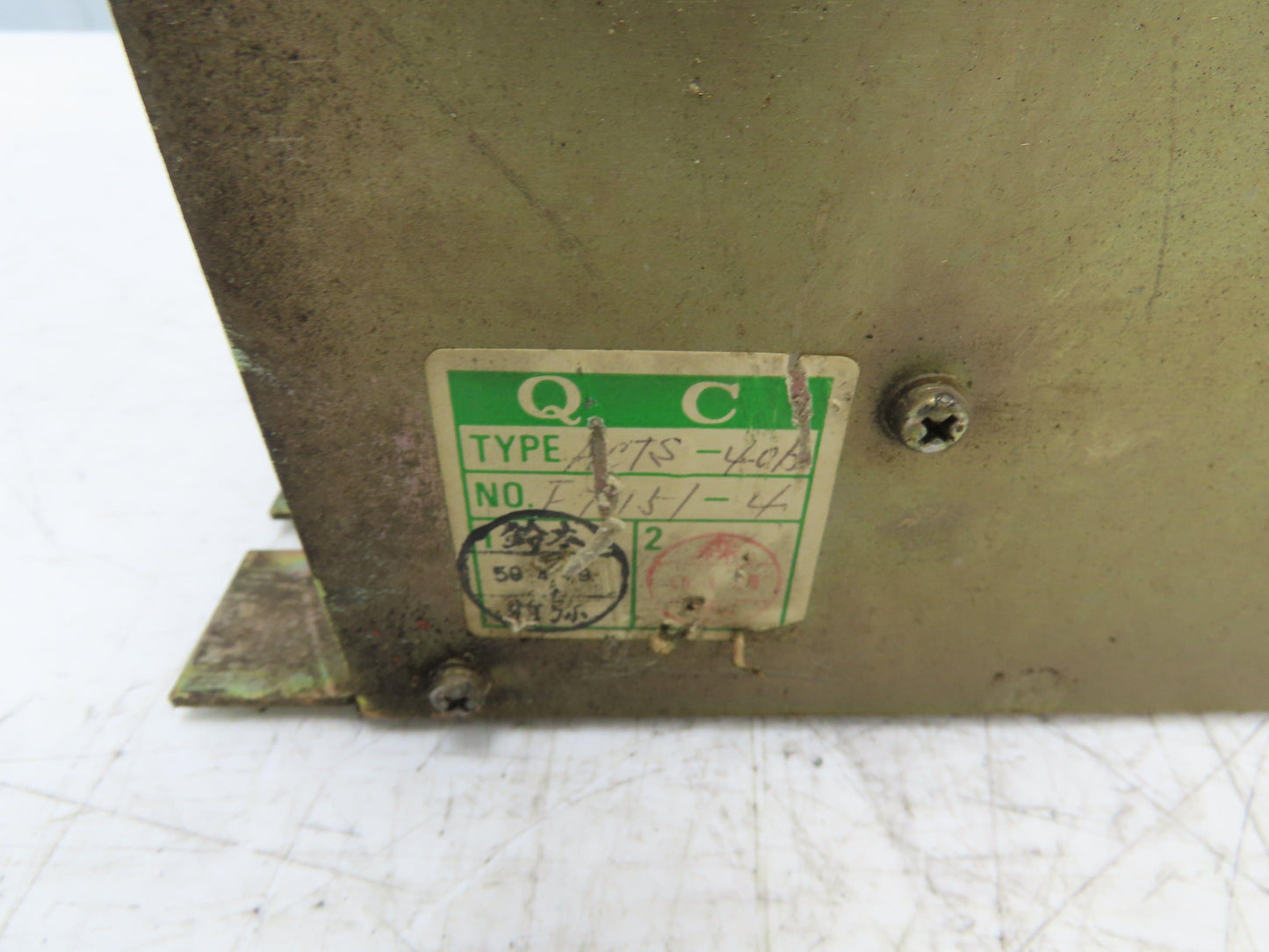 Toshiba ACTS40B Transistor Servo Drive 3 Pole