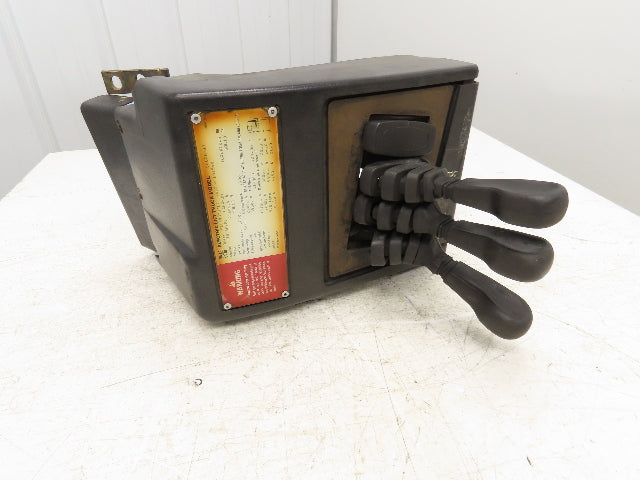 Hyster E60XM-33 Forklift Three Lever Control Unit
