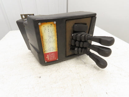 Hyster E60XM-33 Forklift Three Lever Control Unit