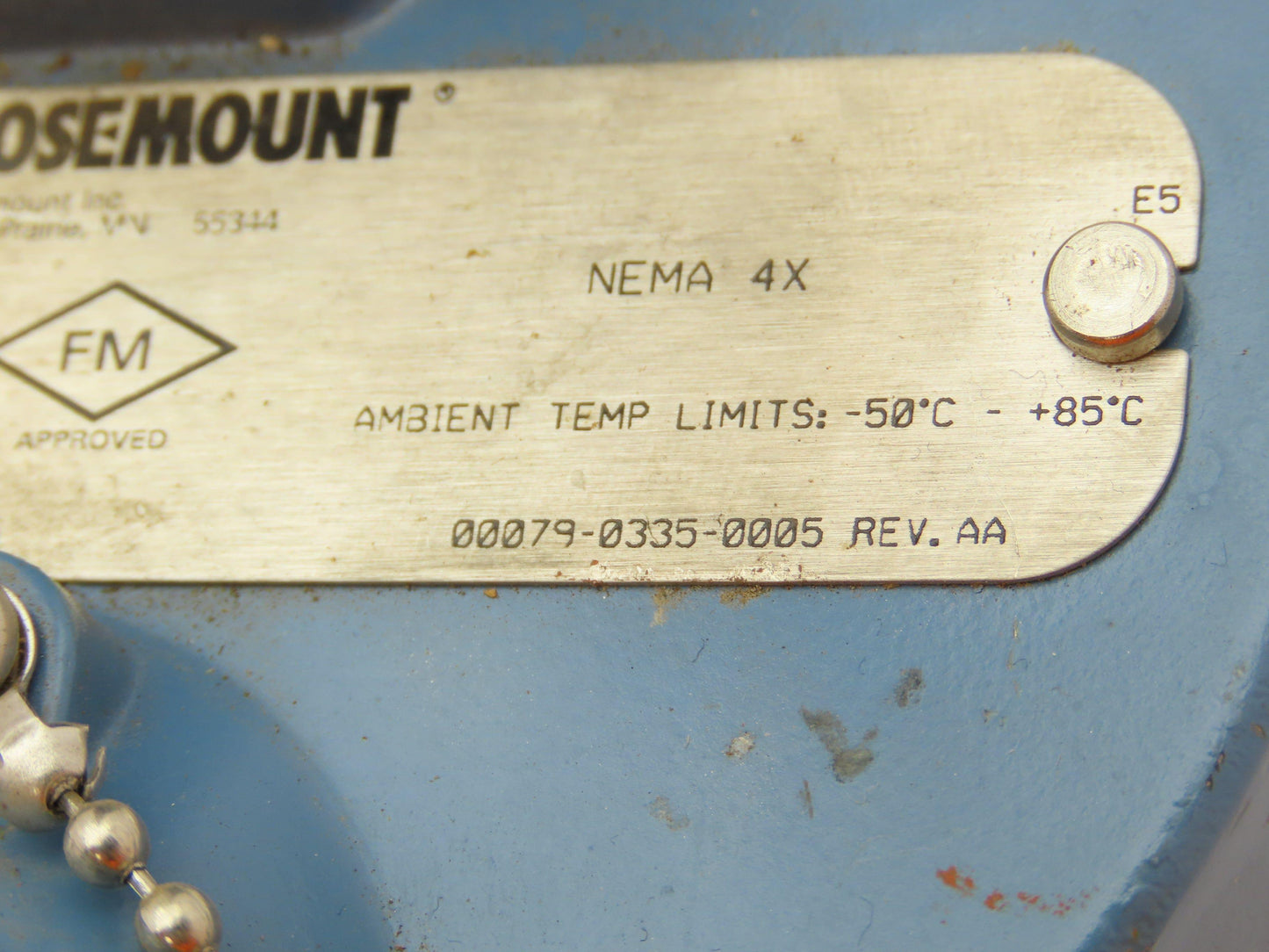 Rosemount 68 Temperature Sensor 12" Probe T51-TE-TW-6341 Explosion Proof Head