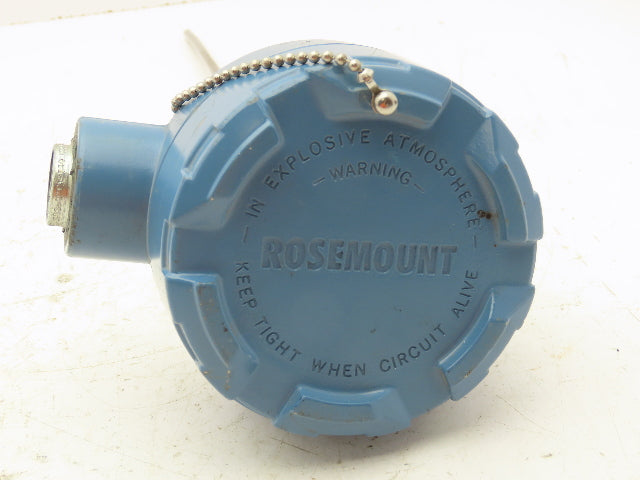 Rosemount 68 Temperature Sensor 12" Probe T51-TE-TW-6341 Explosion Proof Head