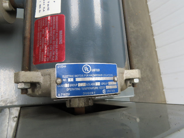 Cook 150SQN XP Inline Blower Fan 1800CFM 1/2Hp XPRF 115/230V 1Ph Belt Drive