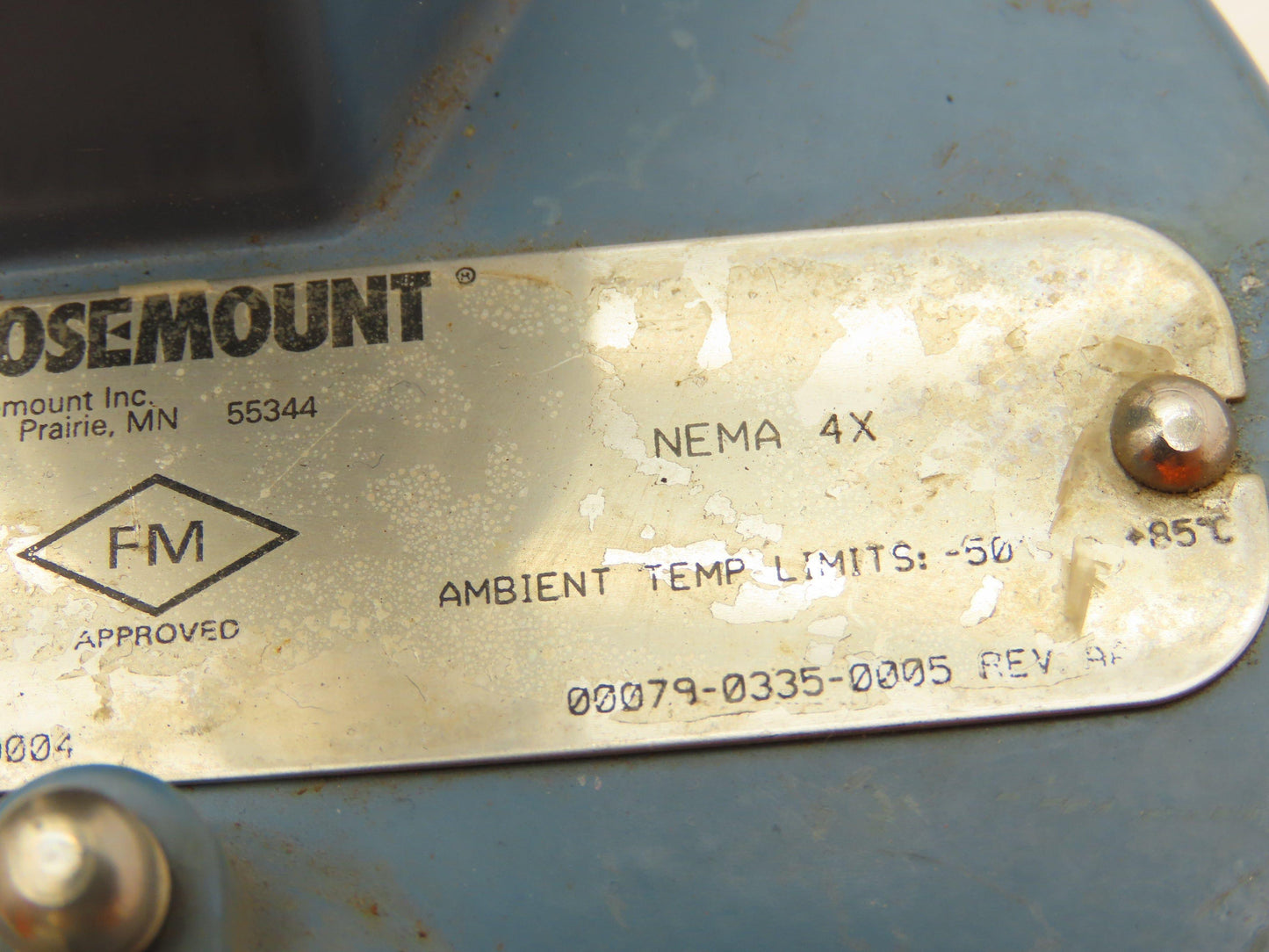 Rosemount 68 Temperature Sensor 12" Probe FM6-TE/TW-4360 Explosion Proof Head