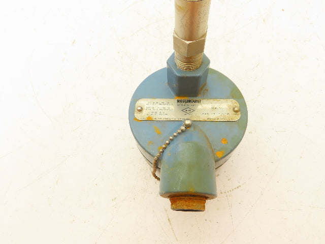 Rosemount 68 Temperature Sensor 12" Probe CF6-TE/TW-3305 Explosion Proof Head