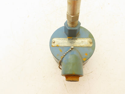 Rosemount 68 Temperature Sensor 12" Probe CF6-TE/TW-3305 Explosion Proof Head