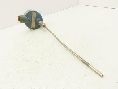 Rosemount 68 Temperature Sensor 12" Probe CF6-TE/TW-3305 Explosion Proof Head