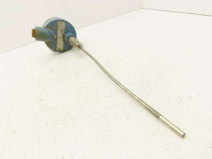 Rosemount 68 Temperature Sensor 12" Probe CF6-TE/TW-3305 Explosion Proof Head