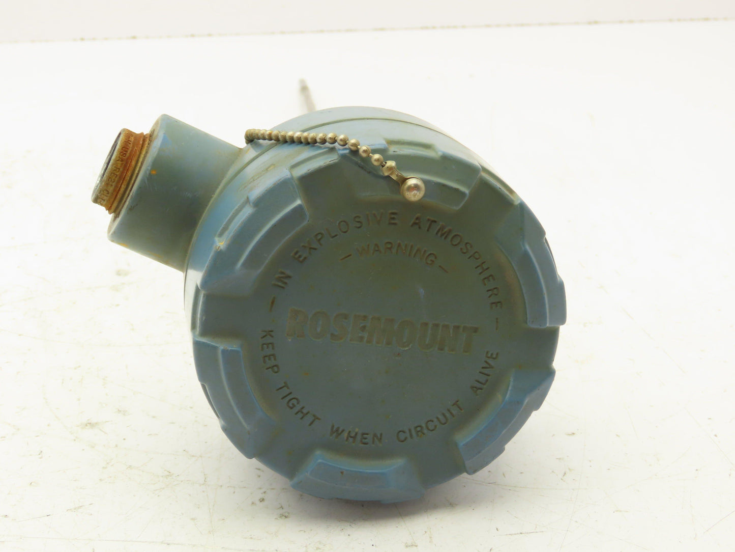 Rosemount 68 Temperature Sensor 12" Probe CF6-TE/TW-3305 Explosion Proof Head