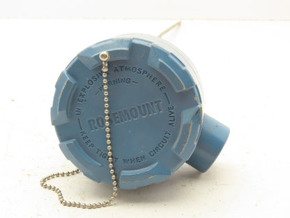 Rosemount 68 Temperature Sensor 18" Probe CM4-TE/TW-1329 Explosion Proof Head