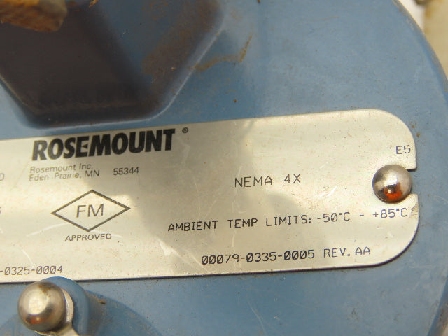 Rosemount 68 Temperature Sensor 8" Probe CM4-TE-1342 Explosion Proof Head