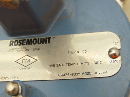 Rosemount 68 Temperature Sensor 8" Probe CM4-TE-1342 Explosion Proof Head