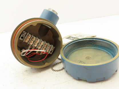 Rosemount 68 Temperature Sensor 8" Probe CM4-TE-1342 Explosion Proof Head