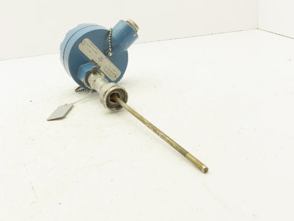 Rosemount 68 Temperature Sensor 8" Probe CM5-TE-1303 Explosion Proof Head