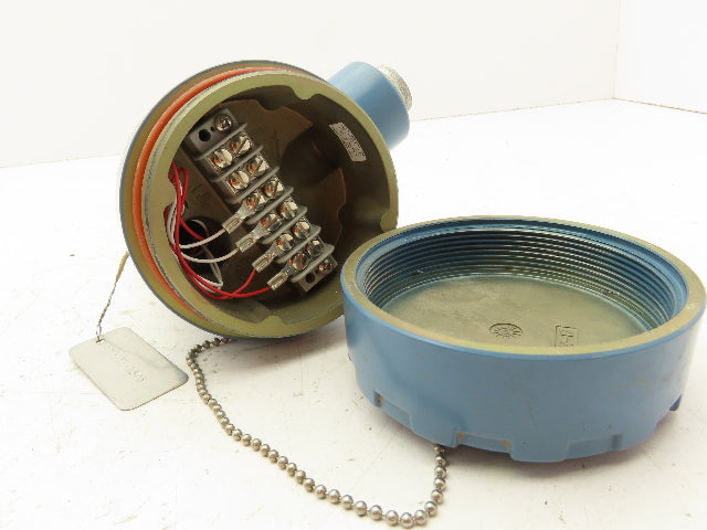 Rosemount 68 Temperature Sensor 8" Probe CM5-TE-1303 Explosion Proof Head