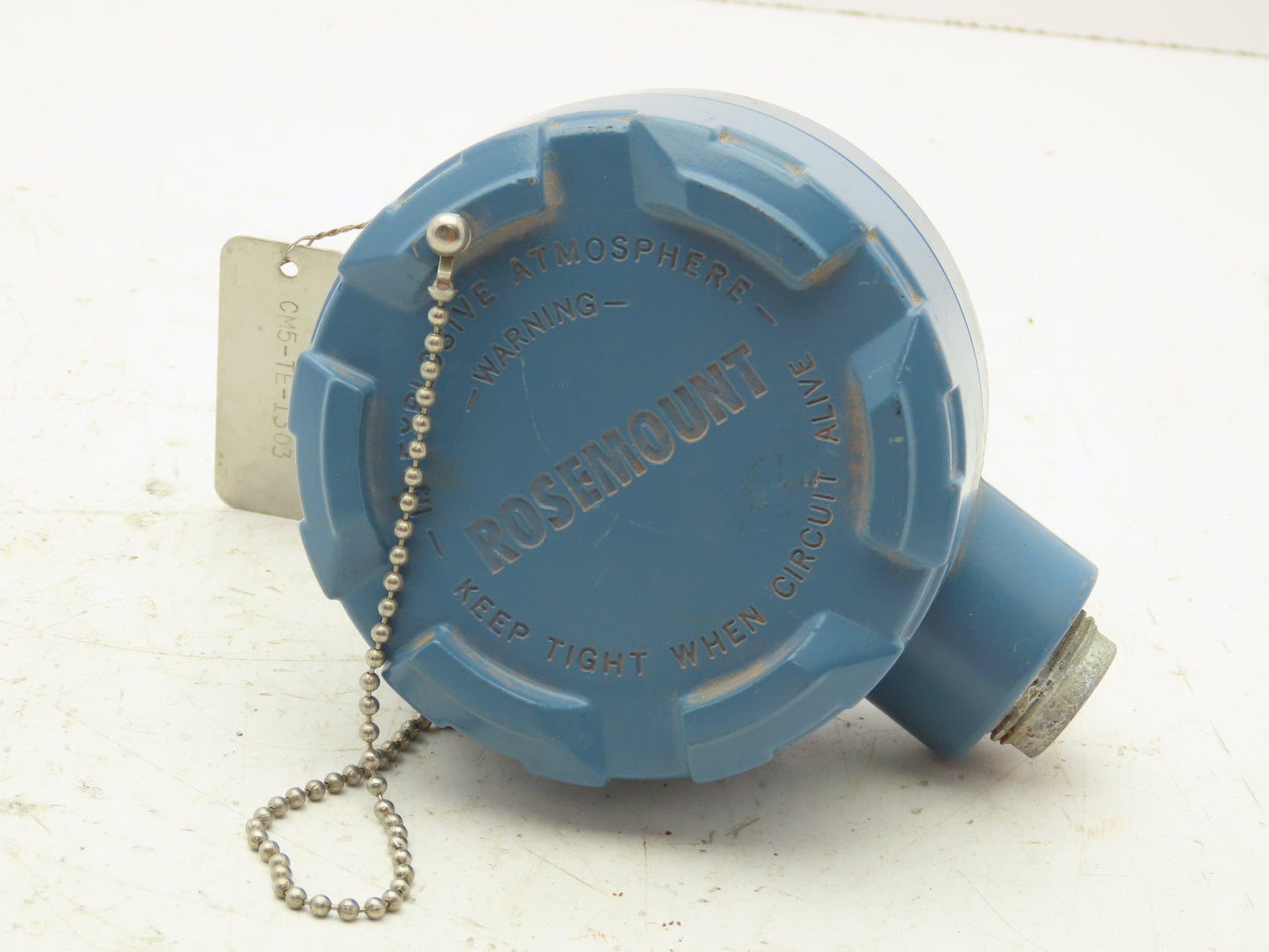 Rosemount 68 Temperature Sensor 8" Probe CM5-TE-1303 Explosion Proof Head