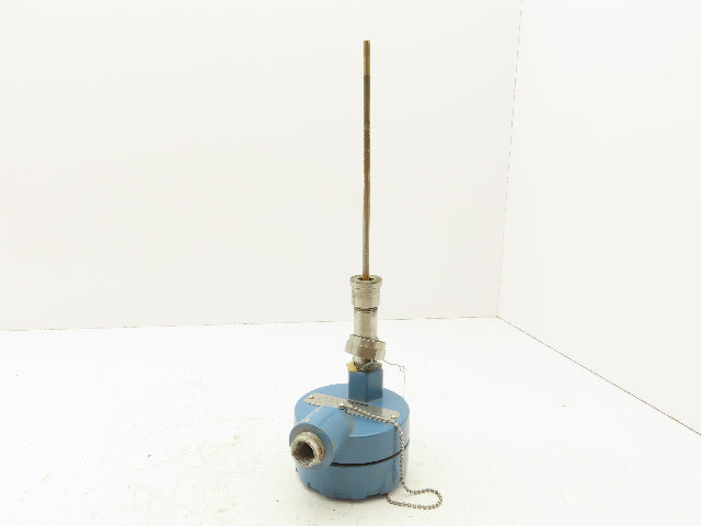 Rosemount 68 Temperature Sensor 8" Probe CM5-TE-1303 Explosion Proof Head