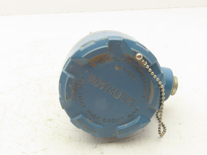 Rosemount 68 Temperature Sensor 8" Probe CM5-TE-1312 Explosion Proof Head