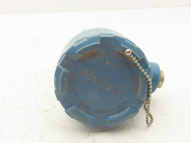 Rosemount 68 Temperature Sensor 8" Probe CM5-TE-1312 Explosion Proof Head