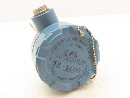 Rosemount 68 Temperature Sensor 12" Probe CF6-TE/TW-3330 Explosion Proof Head